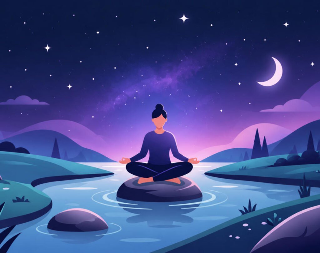 meditation moon